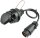 Caravan Adapterkabel 0,6m, schwarz - AS SCHWABE