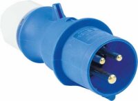CEE-Stecker 230V/16A, blau - AS SCHWABE
