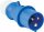 CEE-Stecker 230V/16A, blau - AS SCHWABE