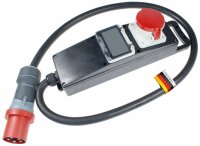 Vollgummi-Steckdosenleiste mit Stromzähler - AS SCHWABE