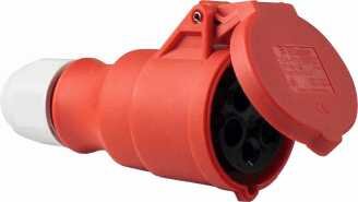 CEE-Kupplung 400V/32A, rot - AS SCHWABE