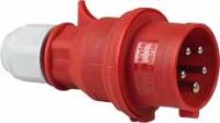 CEE-Phasenwenderstecker 400V/32A, rot - AS SCHWABE