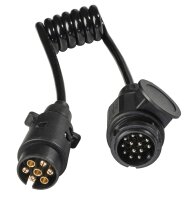 Caravan Adapterkabel 1m, schwarz - AS SCHWABE