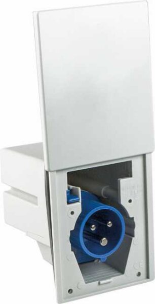 CEE-Caravan-Einspeisungsstecker grau 230V/16A/3pol - AS SCHWABE