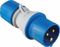 CEE-Stecker 230V/16A, blau powerlight - AS SCHWABE