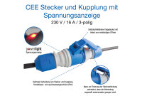 CEE-Stecker 230V/16A, blau powerlight - AS SCHWABE