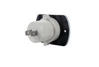 USB 2fach Einbaudose Caravan, schwarz - AS SCHWABE