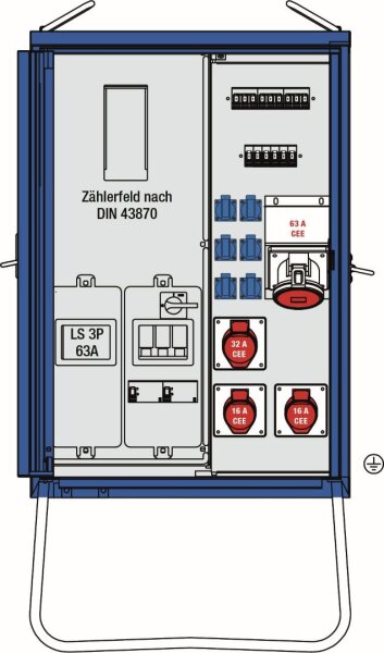 Anschlußverteiler-Endverteiler--Schrank A-V-E 2 - AS SCHWABE