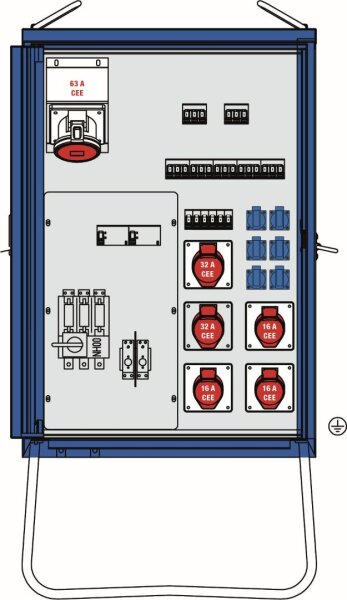 Verteiler-Endverteiler-Schrank V-E 1 - AS SCHWABE