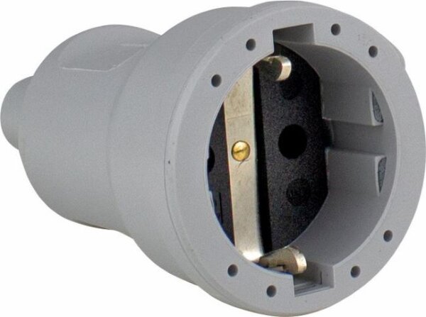 PVC-Kupplung, grau - AS SCHWABE