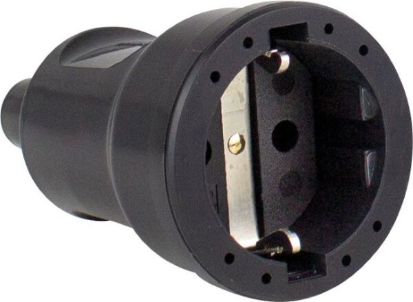 PVC-Kupplung, schwarz - AS SCHWABE