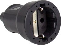 PVC-Kupplung, schwarz - AS SCHWABE