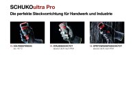 SCHUKOultra II Verlängerungsleitung 10m, schwarz - AS SCHWABE