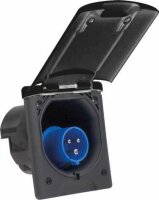 Caravan CEE-Einspeisungsstecker, schwarz - AS SCHWABE