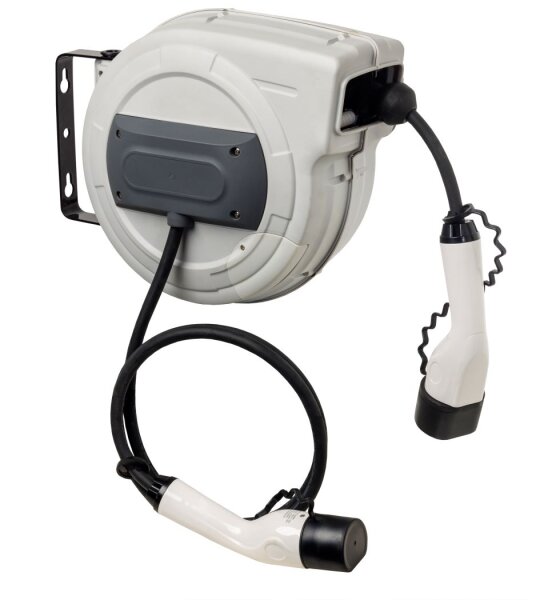 Aufroller für Elektroauto-Ladekabel 2 + 5m - AS SCHWABE