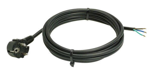PVC-Anschlussleitung 10m, schwarz - AS SCHWABE