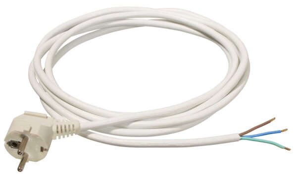 PVC-Anschlussleitung 3m, weiß - AS SCHWABE