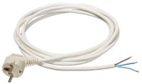 PVC-Anschlussleitung 3m, weiß - AS SCHWABE