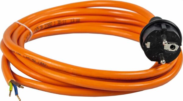 Pur-Baustellen-Anschlussleitung 3m, orange - AS SCHWABE
