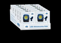 As Schwabe Thekendisplay mit 10 LED Akkuleuchten FAN...