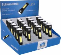 Display mit 20 x Aluminium Schlüsselbundleuchte - AS...