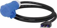 Adapterleitung 1,5m, schwarz Ital - AS SCHWABE
