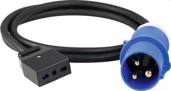 Adapterleitung 1,5m, schwarz ital - AS SCHWABE