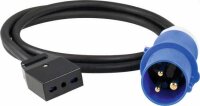 Adapterleitung 1,5m, schwarz ital - AS SCHWABE