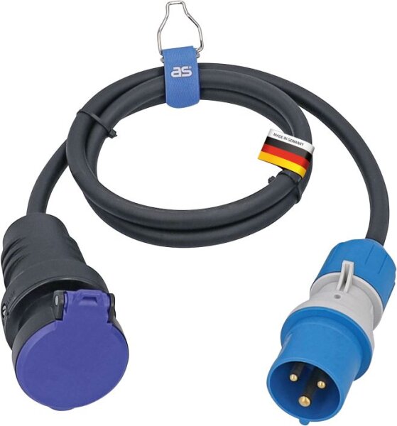 Adapterleitung 1,5m, schwarz CH IP55 - AS SCHWABE