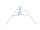 MÜBA Dreifußständer Dreibein aus Vierkant-Rohr für Schalungsstützen mit Rohrdurchmesser Ø 48 - 82 mm, verzinkt