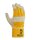 teXXor® Büffelvollleder-Winterhandschuhe HUSKY Leder natur, Drell gelb 1120