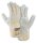 teXXor® Rindvollleder-Handschuhe URAL I Leder natur/Drell weiß 1159