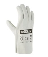 teXXor® Schafsnappa-Handschuhe VOLLEDER natur 1260