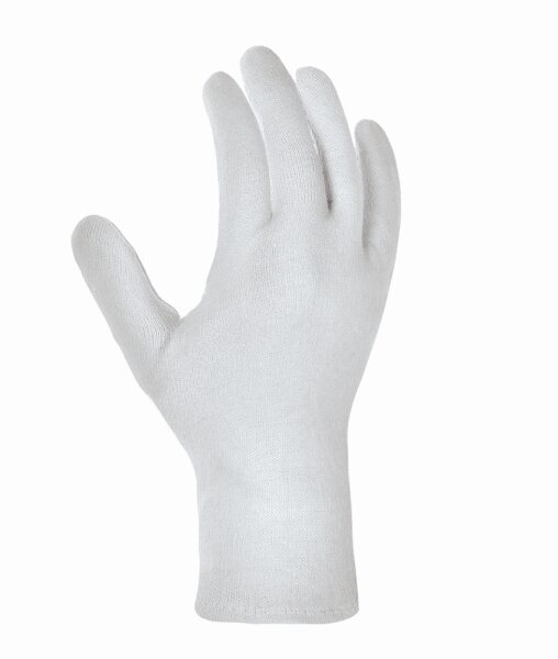 teXXor® Baumwolltrikot-Handschuhe MITTELSCHWER ohne Schichtel weiß gebleicht 1540