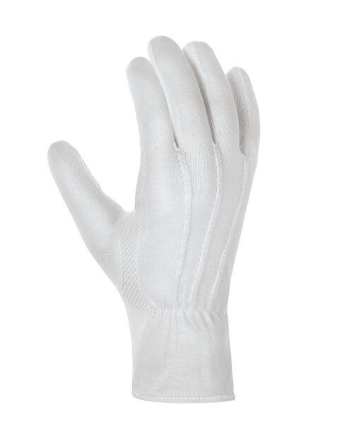 teXXor® Baumwolltrikot-Handschuhe MITTELSCHWER weiß gebleicht 1895