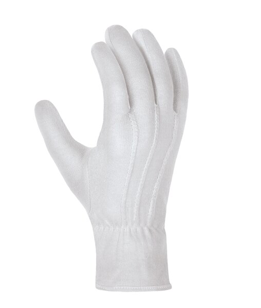 teXXor® Baumwolltrikot-Handschuhe MITTELSCHWER weiß gebleicht 1896