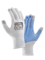 teXXor® Feinstrick-Handschuhe TOUCH weiß 1942