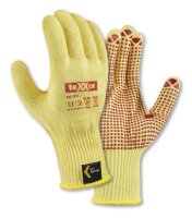 teXXor® Mittelstrick-Handschuhe ARAMID mit Noppen...