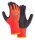 teXXor® topline Winterhandschuhe POLYACRYL orange/grau 2210