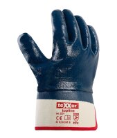teXXor® topline Nitril-Handschuhe STULPE beige/blau 2331