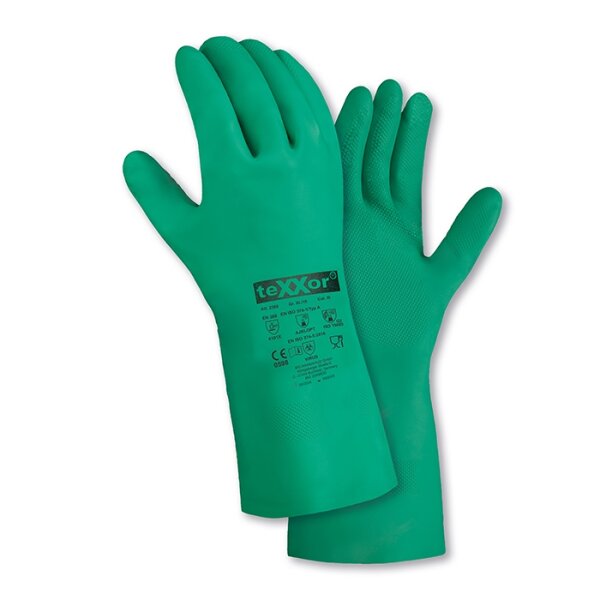 teXXor® Chemikalienschutz-Handschuhe NITRIL grün 2360