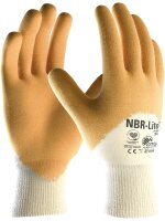 NBR-Lite® Nitril-Handschuhe (24-985) gelb/weiß...