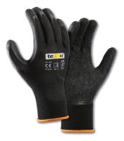 teXXor® Polyester-Strickhandschuhe LATEX...