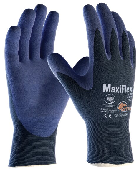 MaxiFlex® Elite™ Nylon-Strickhandschuhe (34-274) blau/blau 2443