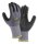 teXXor® Nylon-Strickhandschuhe BLACK TOUCH® grau/schwarz 2452