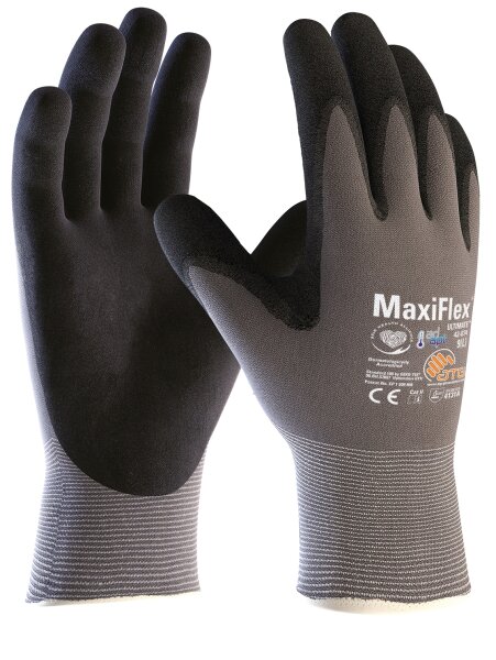 MaxiFlex® Ultimate™ AD-APT® Nylon-Strickhandschuhe (42-874) grau/schwarz 2455