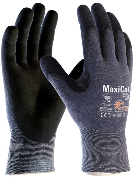 MaxiCut® Ultra™ Schnittschutz-Strickhandschuhe (44-3745) blau/schwarz 2495