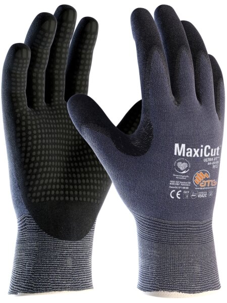 MaxiCut® Ultra DT™ Schnittschutz-Strickhandschuhe (44-3445) blau/schwarz 2497