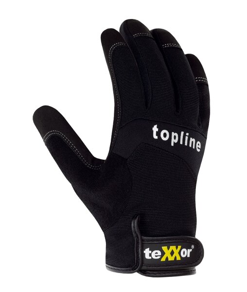 teXXor® topline Kunstleder-Handschuhe TUCSON, SB-Verpackung schwarz/grau 2520