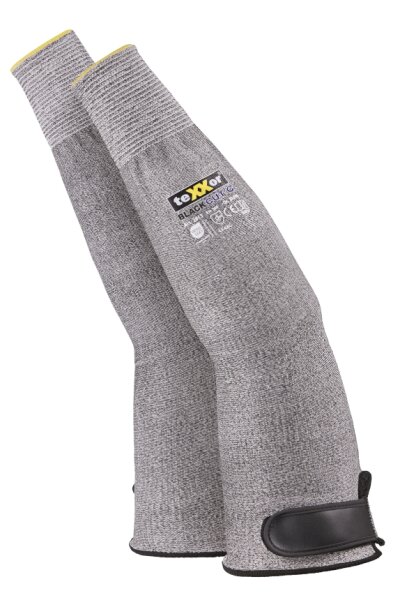 teXXor® Schnittschutz-Armstulpe BLACK CUT®C grau-meliert 2613